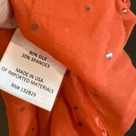 Helsa The Thea Gown in Orange Size Medium NEW! New with tags! - Picture 13 of 16